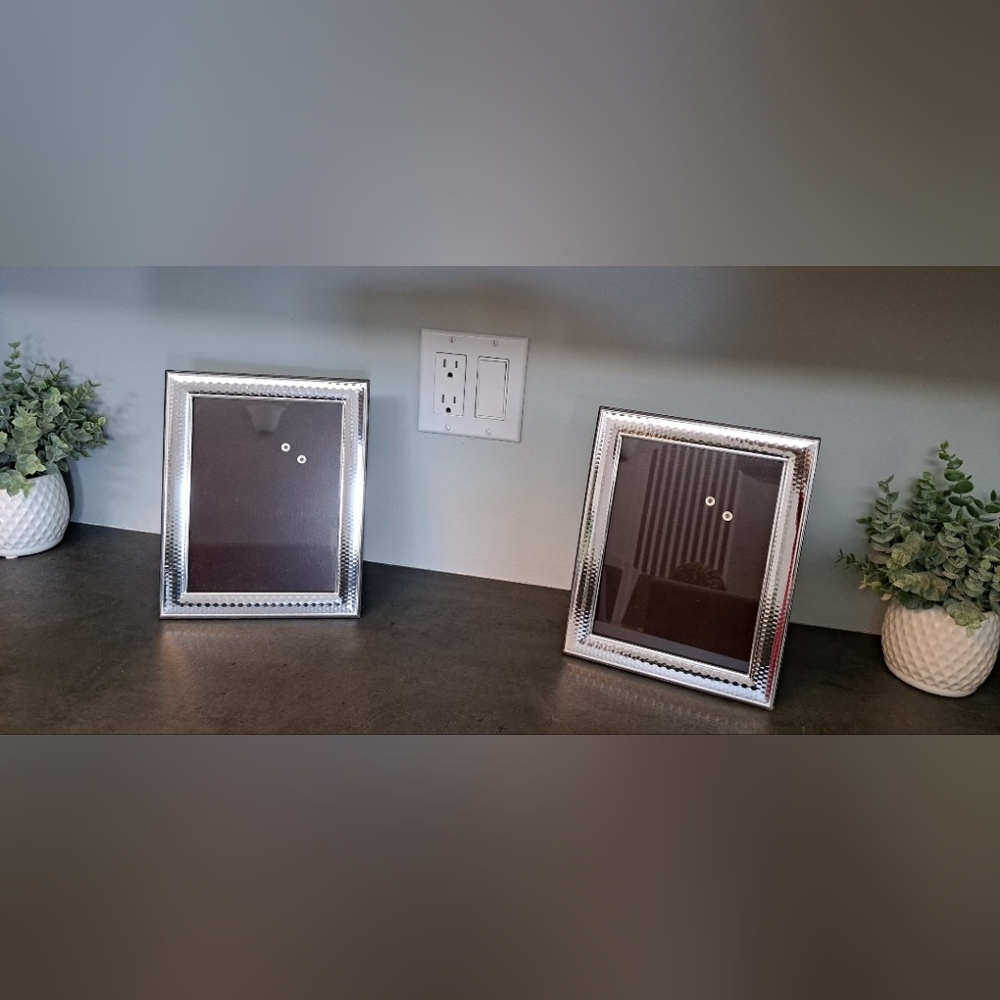 Silver Plated Picture Frame Set